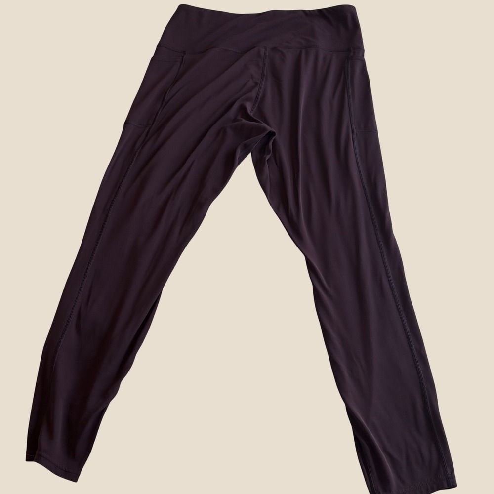 Patagonia Women's Purple High Rise Pocket Leggings Size L - Picture 4 of 7